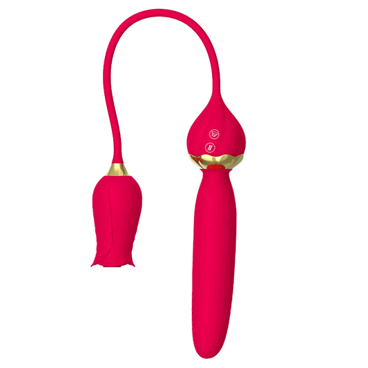 3 In 1 Rose Fairy Sucking Vibrator With A Bullet