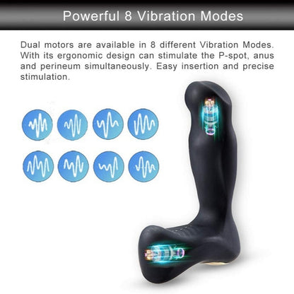 Thrusting Anal Vibrator Prostate Massager with Cock Ring
