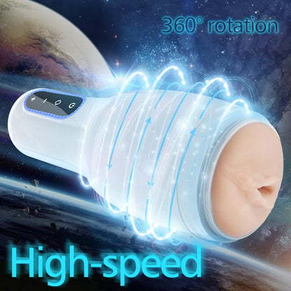 8 Speeds 8 Rotation Automatic Male Masturbation Cup