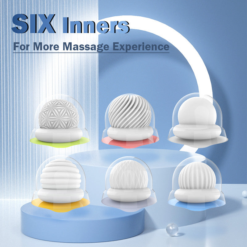 ACMEJOY Manual Erotic Jelly Masturbation Cup Disposable Stretch Male Transparent Masturbator 6 PCS