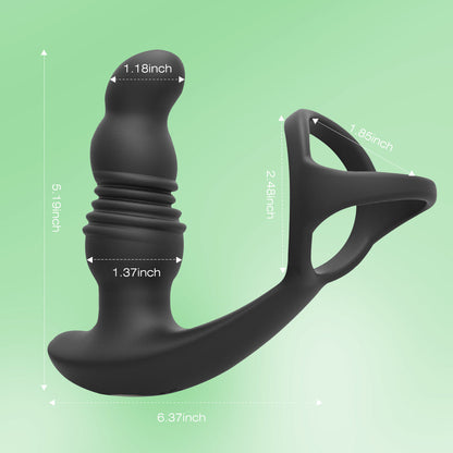 Telescopic double-ring lock fine hindquarters telescopic remote control wireless