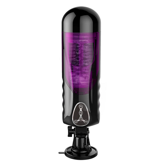 Trainer Rotating and Thrusting Suction Cup Masturbator