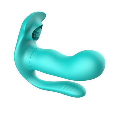 Acmejoy - 3 In 1 9 Modes Tongues Remote Control Wearable Anal Vibrators