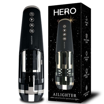 Vibrbud Telescopic Male Masturbator Sucking Heating Aircraft Cup