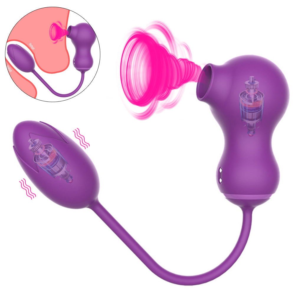 Dora G Spot Female And Clit Sucker 2 In 1 Vibrator Toy