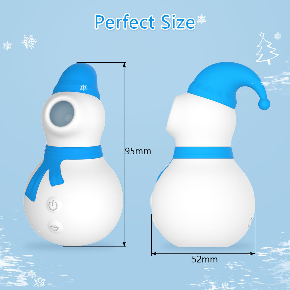 Female Breast Sucking Vibration 10 Frequency Snowman Sucking Device Usb Magnetic Suction Charging Multifunctional Sex Masturbation Device
