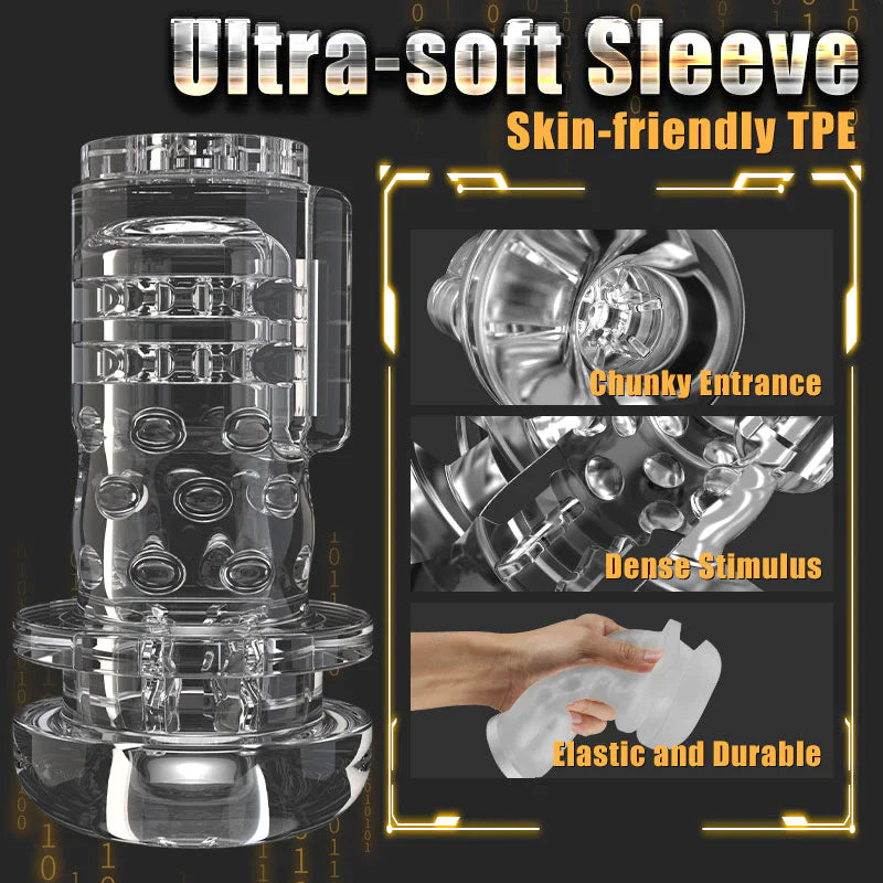 Calvin Gamepad 9 Thrusting & Vibrating 2 in 1 Handheld Masturbation Cup