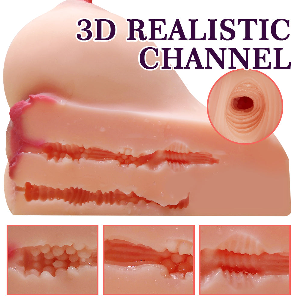 6.8 lb Realistic Massive G-Cup Big Boobs Swollen Pussy Ass Male Masturbator