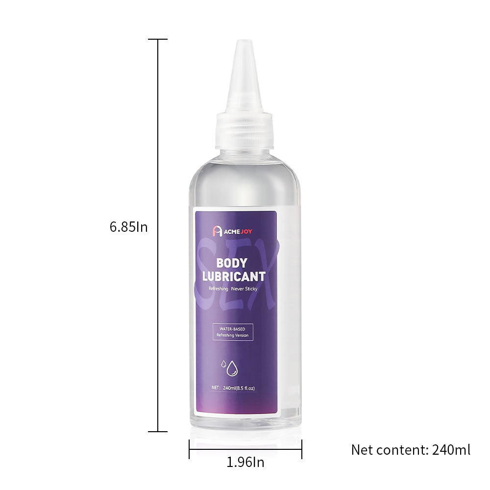 ACMEJOY 8.5oz Water-based Lubricant for Body & Toys