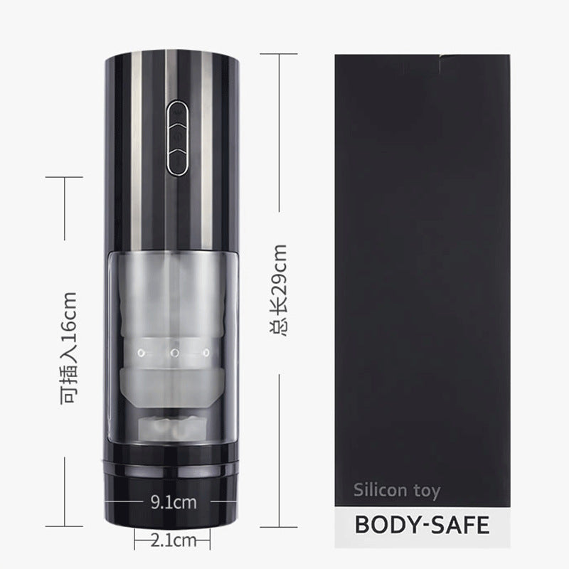 Edging 10 Powerful Thrusting&amp;Vibrating Automatic Male Masturbator