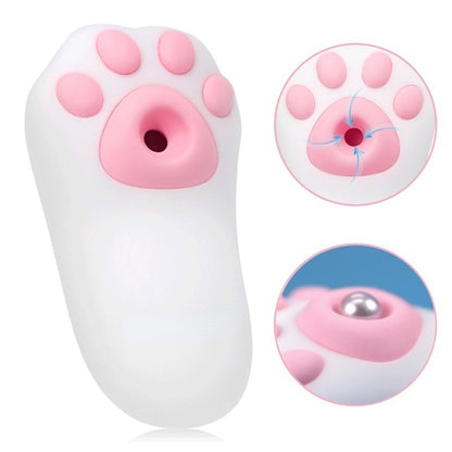 Katze Pfote Saugen Ei Überspringen Weibliche Klitoris Stimulation Vibrationsmassage