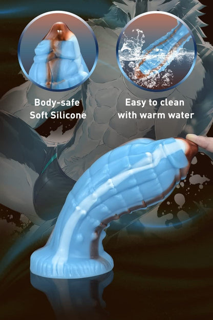 Fantasy Dildo Huge Dildo- Conch-Blue