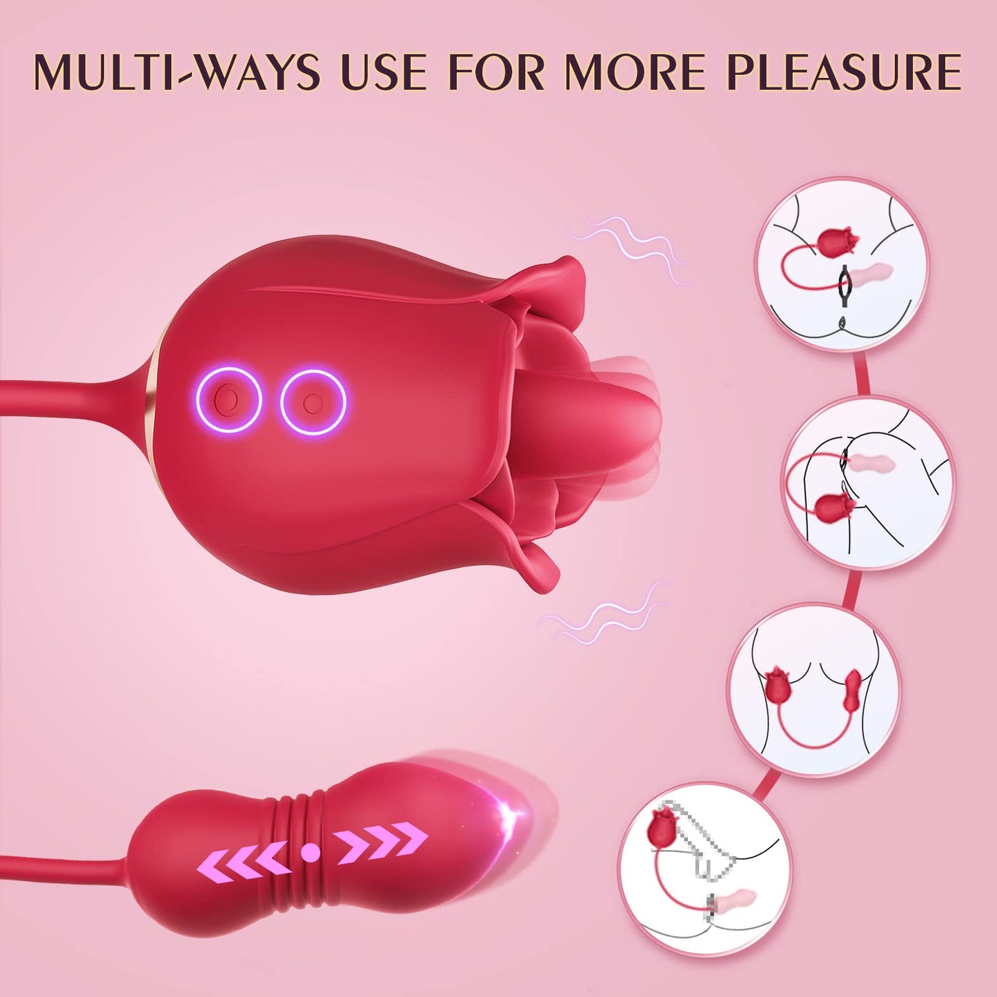 Rose Toy Vibrator For Women