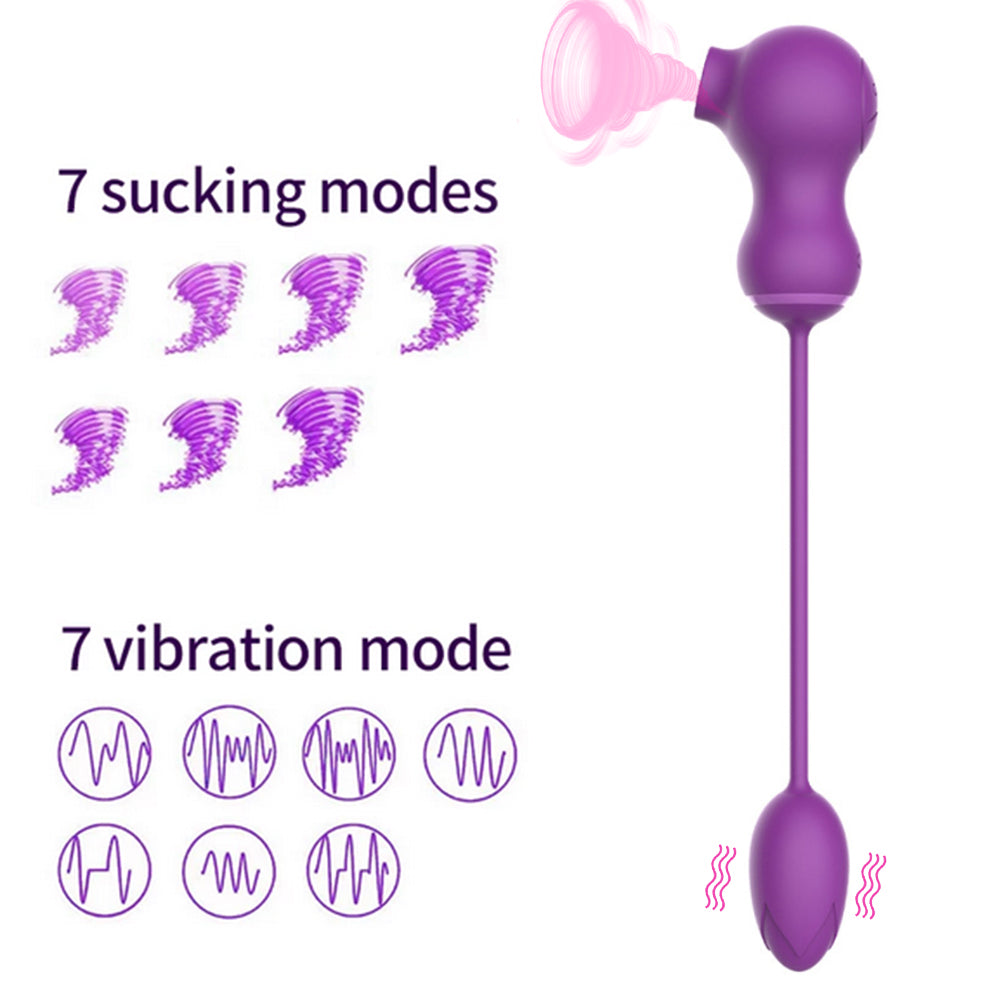 Dora G Spot Female And Clit Sucker 2 In 1 Vibrator Toy