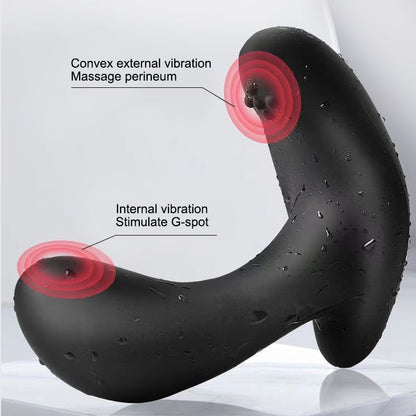 Remote blowing vibrating posterior stimulator - out on a date