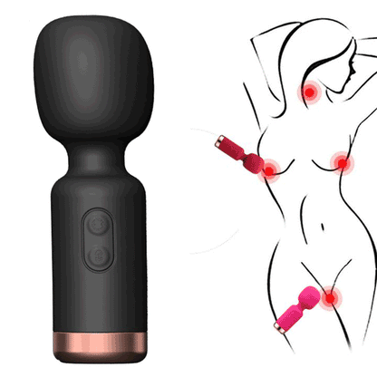 Mini Strong Shock Av Vibrator Women's Multi Frequency Second Wave Masturbator Small Massage Stick Adult Fun Products