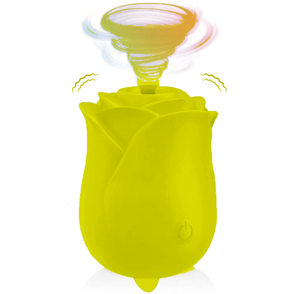 Silicone Rose Clitoral Suction Vibrator Sex Toys