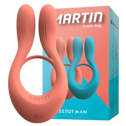 KISSTOY Martin Couple Resonance Cock Ring Elastic Force Delayed Ej
