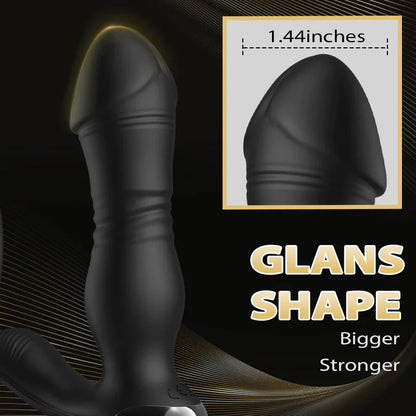 Volcano 8-band Telescopic Vibration Remote Control Prostate Massager