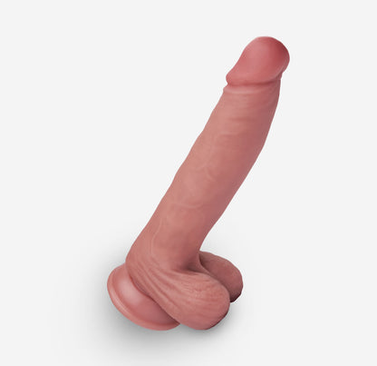 8.3-Inch Realistic Foreskin Female Masturbation Dildo