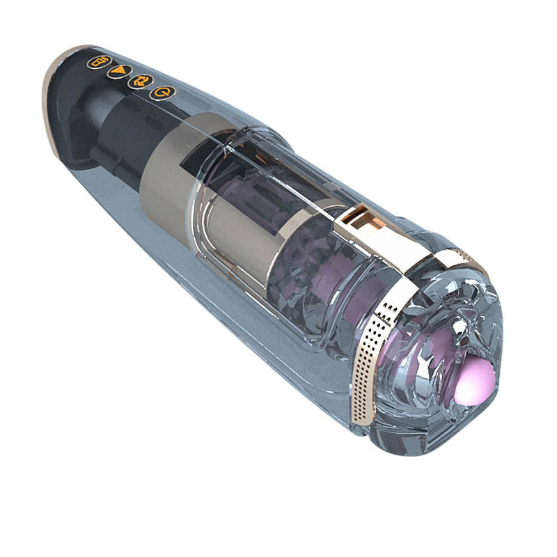 Vibrbud Telescopic Male Masturbator Sucking Heating Aircraft Cup