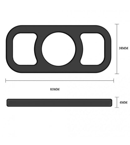1.1-Inch Stamina Trainer Erection Enhancer 4 Separated Penis Ring