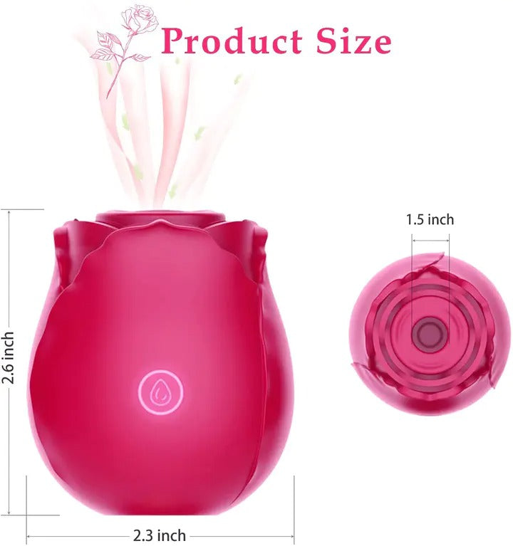 Rose Sucking Vibrator Sex Toys For Women Pink