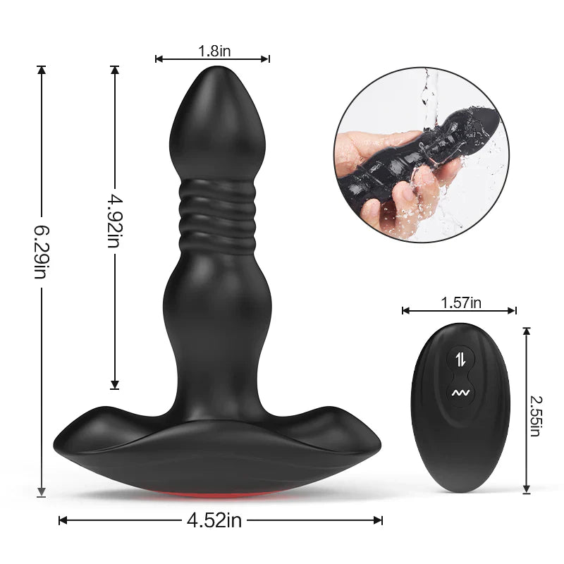 Lustytime 3 Thrusting 10 Vibration App Control Anal Prostate Massager