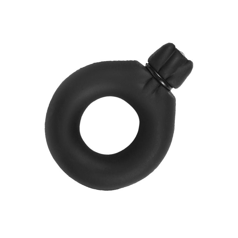 Liquid Silicone Cock Ring Inflatable Restraint Penis Sleeve Male Mastu