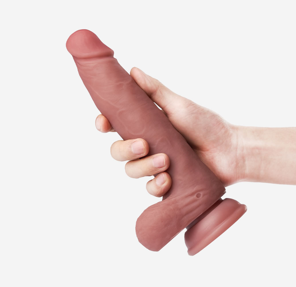 8.3-Inch Realistic Foreskin Female Masturbation Dildo