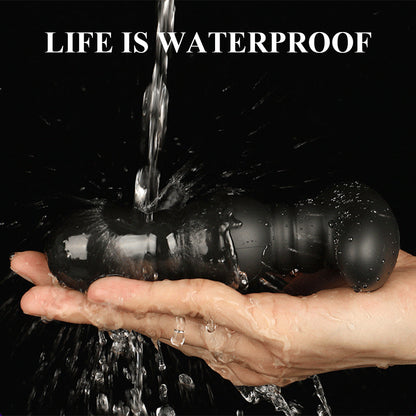 Huge Inflatable Anal Expansion Beads Dildo Vibrating and Prostate Massager