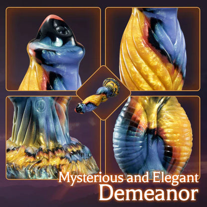 Phoenix Animal Texture 7 Thrusting Vibrating Big Sucker Monster Dildo10.23 Inch