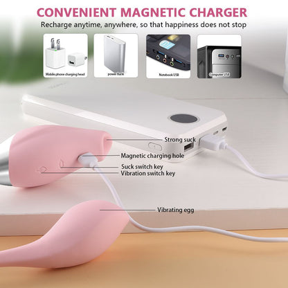 هزاز شفط ممتاز لتحفيز المهبل والبظر والشرج ونقطة جي