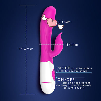 Women's 30 Frequency Double Vibrator Av Massage Stick Fashion Simulation Vibrator Silicone Massage Stick Wholesale