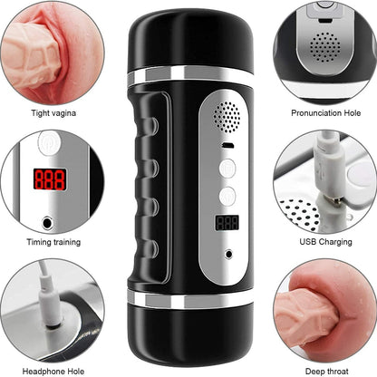 Masterbrators For Men Automatic, Handsfree Modes Sucking Usb Rechargea