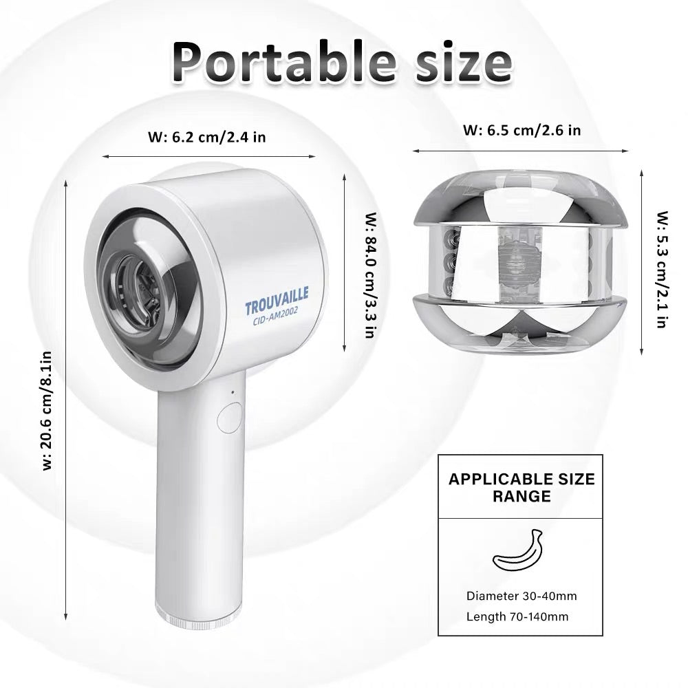 Vibrbud Truly - Intelligent 6 Frequency Telescopic Handheld Male Masturbator