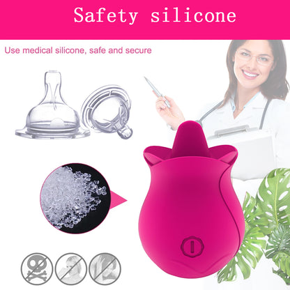 Rose Tongue Licking Clitoris Vibrator