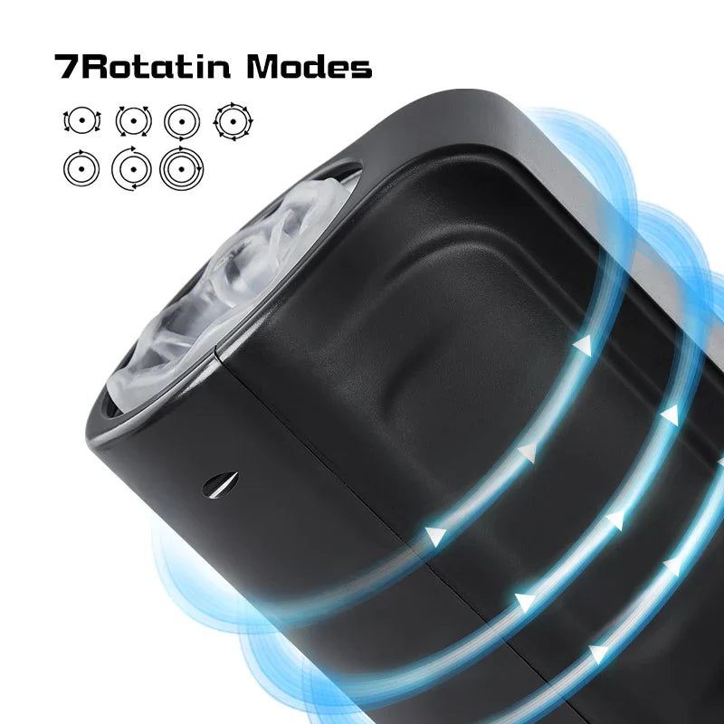 Hand-hold 7 Rotating Modes Male Masturbator