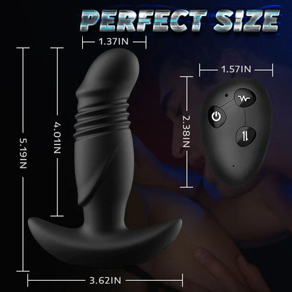 Demon Prostate Massager with APP-remote control 3 Thrusts & 9 Vibrations