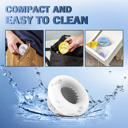 ACMEJOY Manual Erotic Jelly Masturbation Cup Disposable Stretch Male Transparent Masturbator 6 PCS