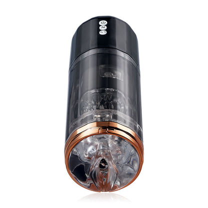 TRANSFO 5 Spinning 10 Vibrations Sectional Sleeves Masturbation Cup