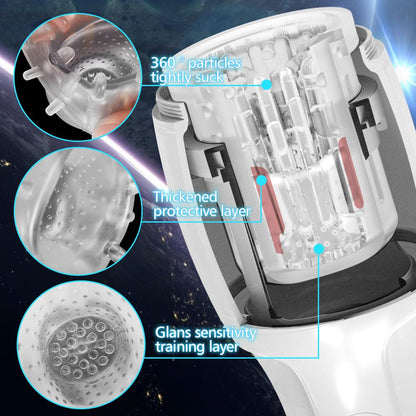 8 Speeds 8 Rotation Automatic Male Masturbation Cup