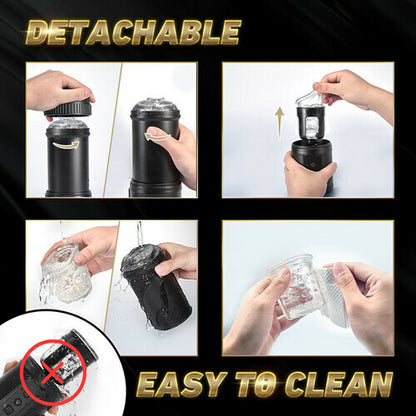 3 in 1 Automatic Masturbator Cup With 5 Thrusting&Rotating&Sucking Functions