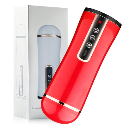 Aircraft Cup Men's Electric Telescopic Vacuum Oral Masturbation Cup Adult Sex Products Penis Trainer