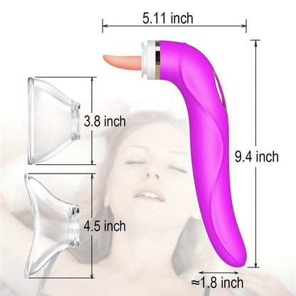Clitoral Sucking Licking Vibrator, G Spot Tongue Vibrator