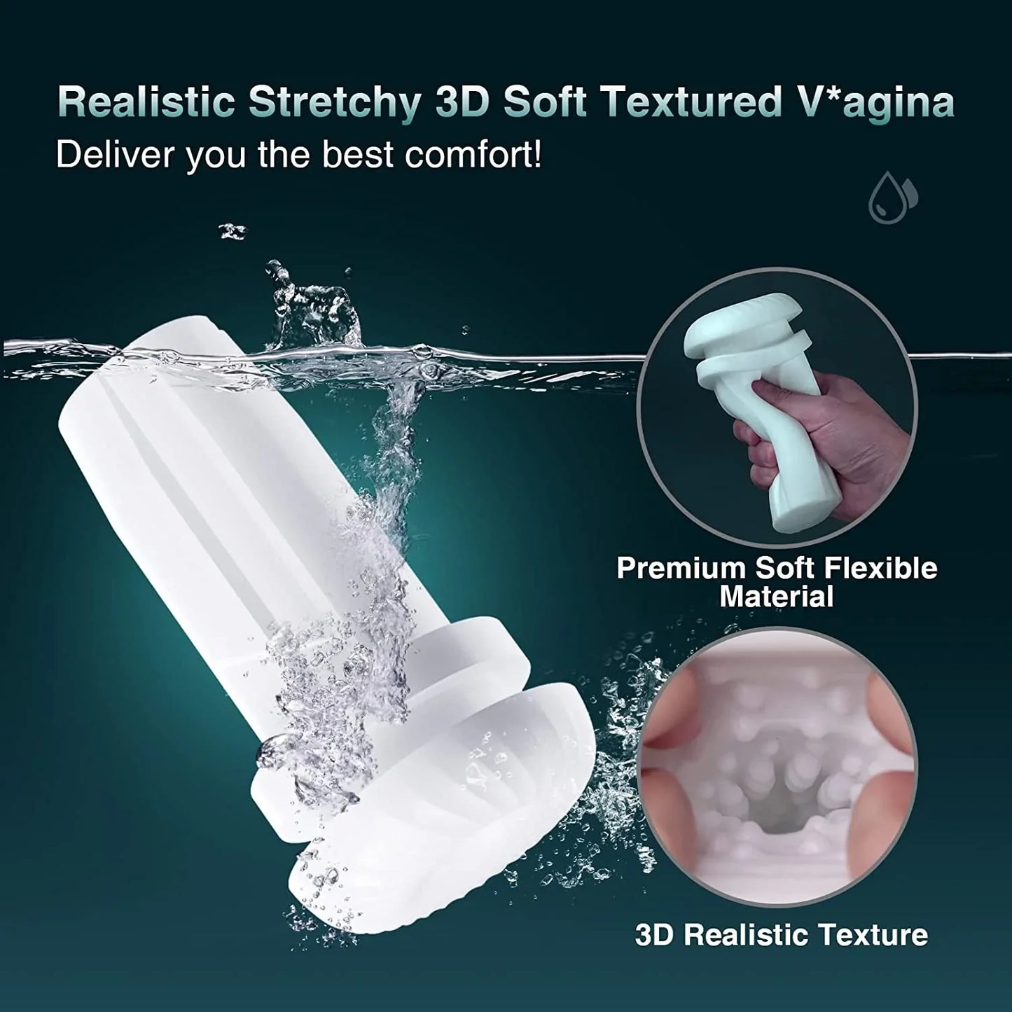 Lester Intelligent Heating Automatic Male Masturbator Sucking Toys