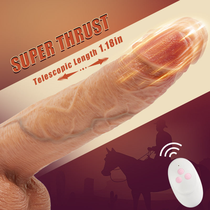 Trailblazer - Vibrating, Thrusting Thick and Lifelike Dildo 10.43 Inch