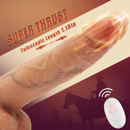 Trailblazer - Vibrating, Thrusting Thick and Lifelike Dildo 10.43 Inch