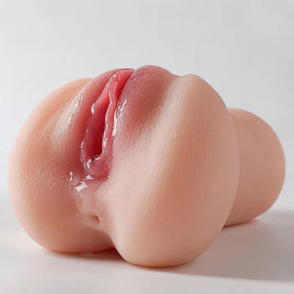 Pocket Pussy Male Masturbation Sex Toys with Realistic 3D Vagina and Tight Anus. Portable Man Masturbation Stroker Adult Sex Doll