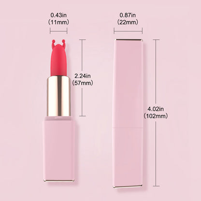 Rechargeable Multi Frequency Vibrating Lipstick Mini Egg Jumping Convertible
